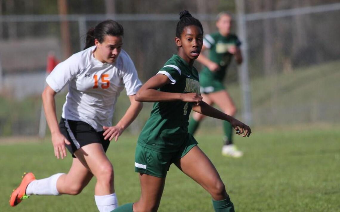 Northwood girls soccer led by small forward who plays big