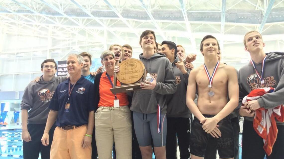 Grace Christian wins its first NCISAA 1A/2A swimming championship