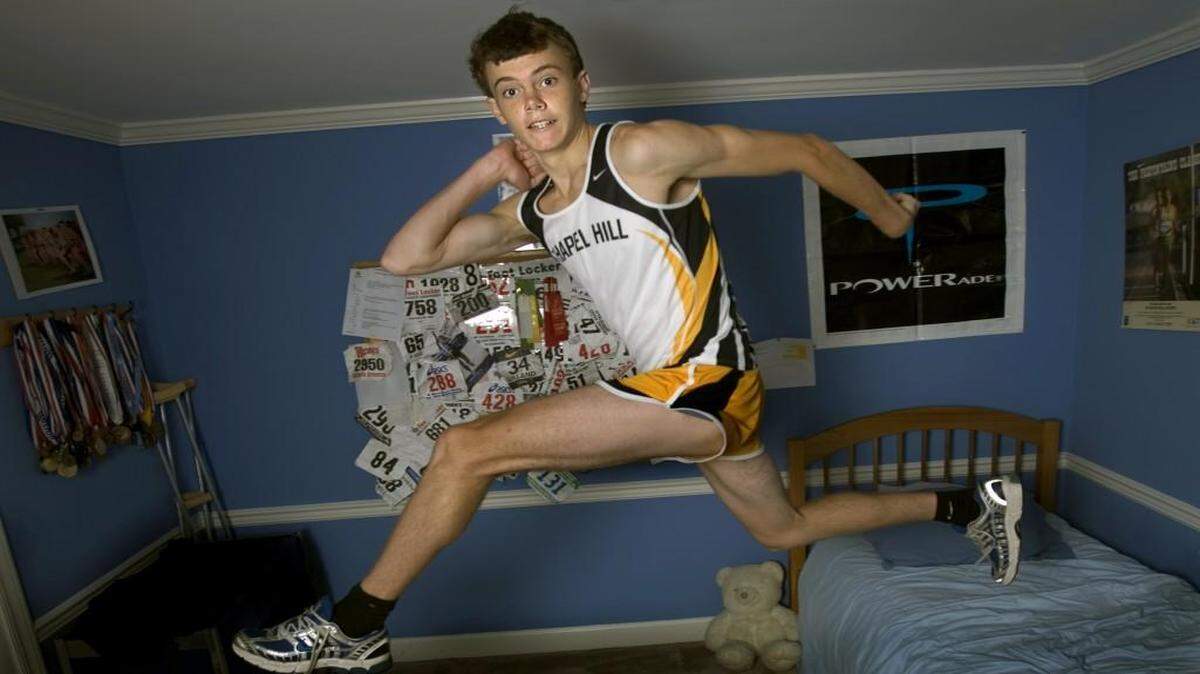 Taylor Gilland, 17, is a senior with the Chapel Hill High School's cross country team.