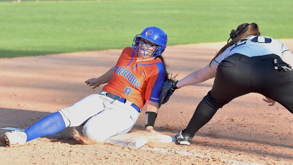 Louisburg wins first softball showdown with Granville Central