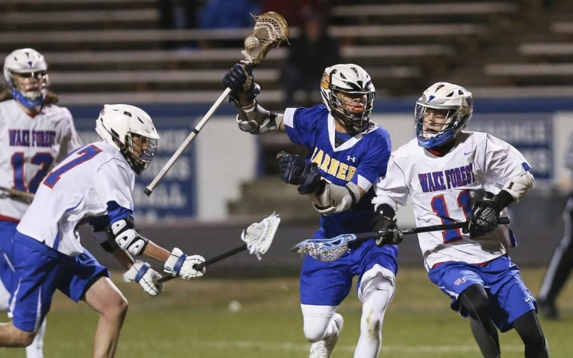 Garner boys lacrosse rallies by Wake Forest