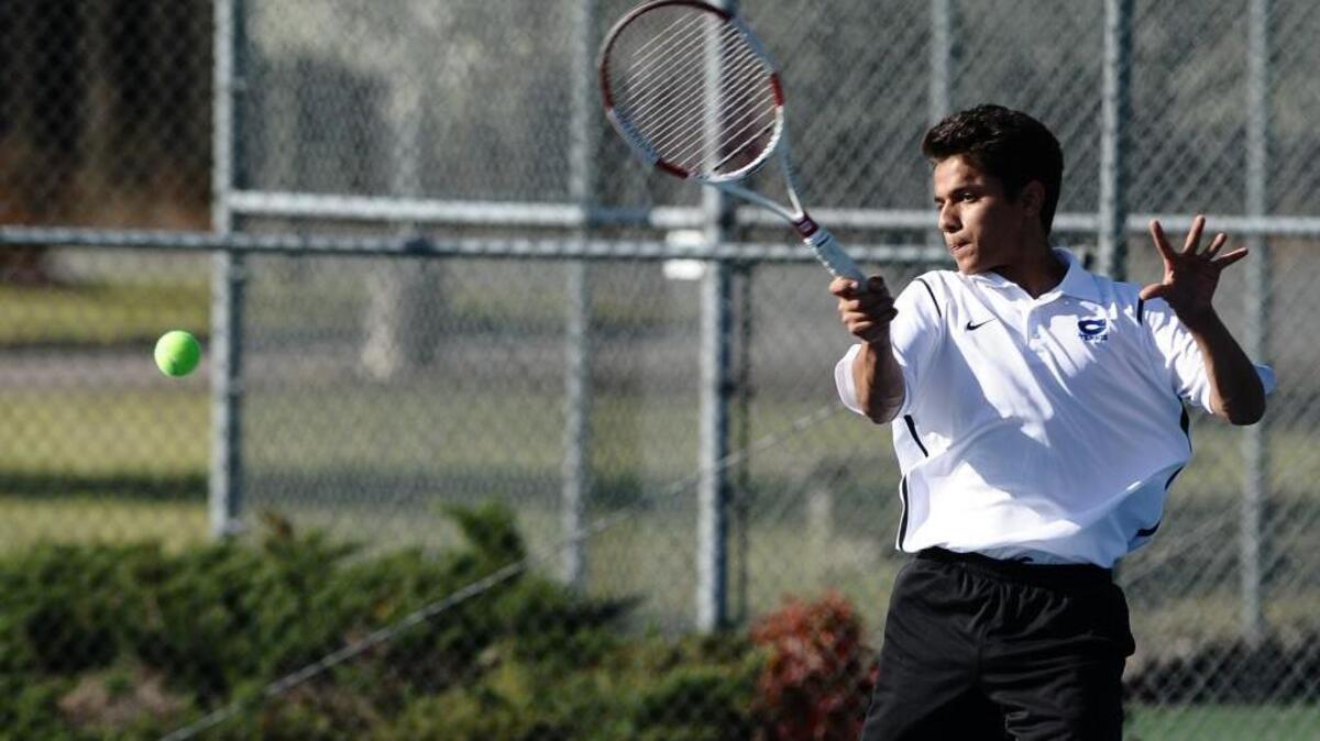 Clayton’s Naren Guha is a four-year senior starter for the Comets, who want to make a long dual playoff run.