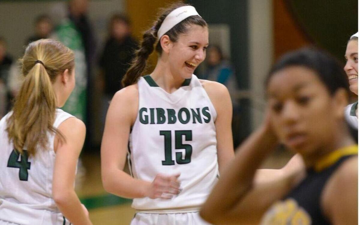 Olivia Smith is seen at a game earlier this season in Raleigh. She recently broke the school’s all-time NCHSAA scoring record in career points.