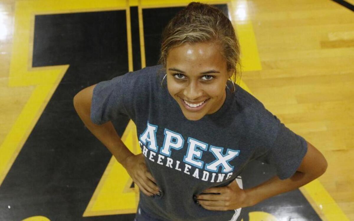 
Sydnei Murphy, a cheerleader and track star at Apex High, will attend Duke University on a full track and field scholarship and wants to become a pediatric oncologist. 
