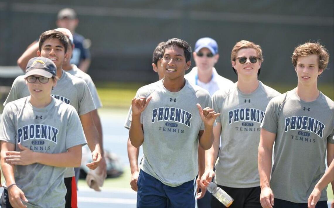 Raleigh Charter boys tennis wins third straight 1A title, tops Pine Lake Prep