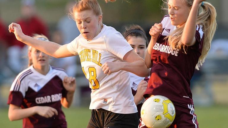 Photo Gallery: Cedar Ridge at Chapel Hill girls soccer - March 22, 2017