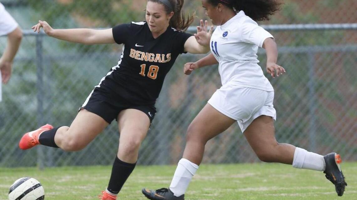 Fuquay-Varina girls soccer blows by Clayton in first round