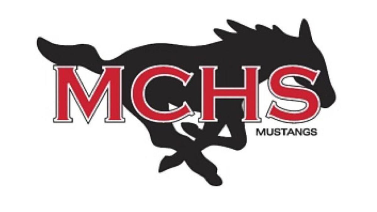 Middle Creek Mustangs logo.