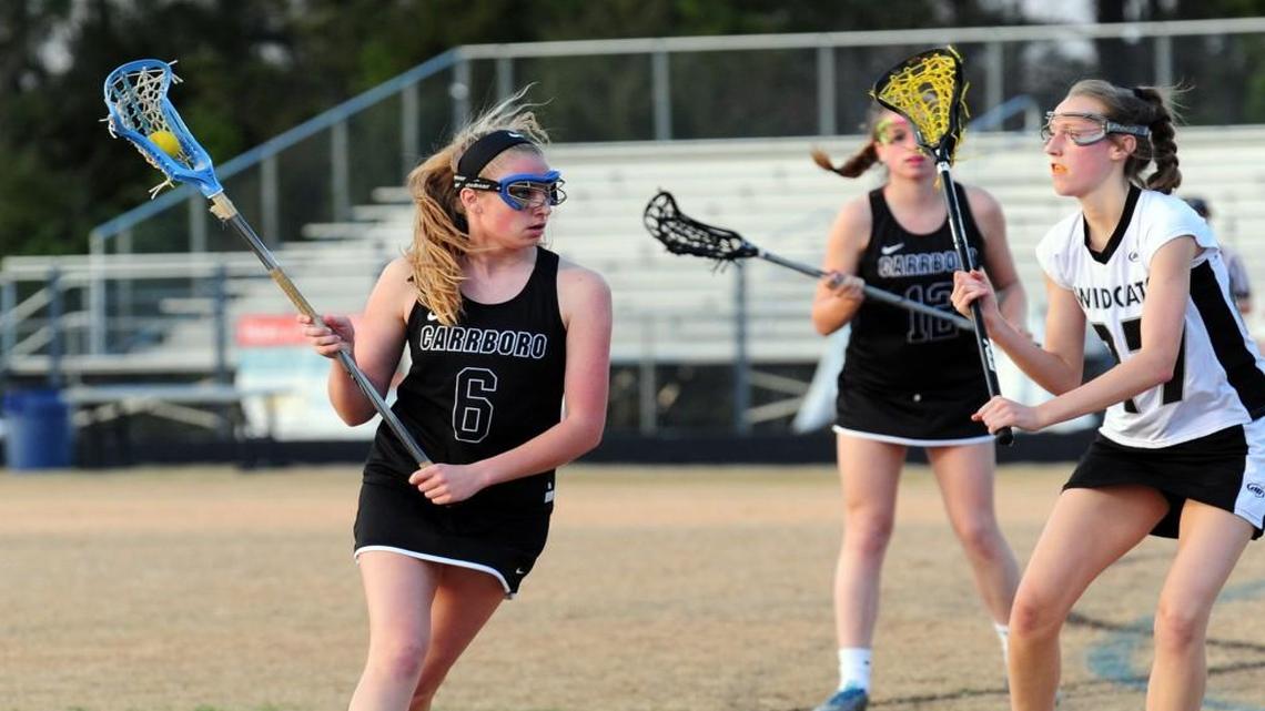 Carrboro girls lacrosse defeats East Chapel Hill for 1st time