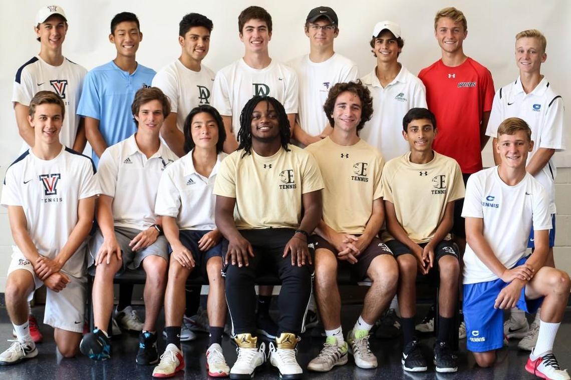 The News & Observer's All Metro Spring boys tennis team portraits on Friday, June 15, 2018.