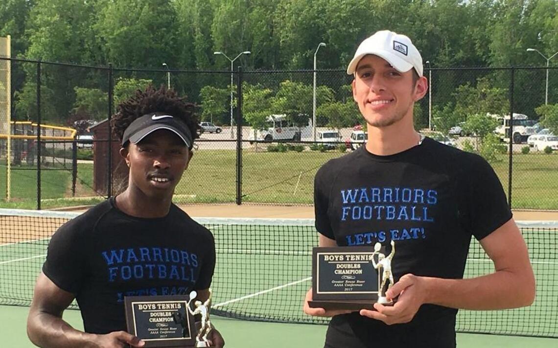 Clayton’s Banks, East Wake duo win Greater Neuse River Conference tennis championships