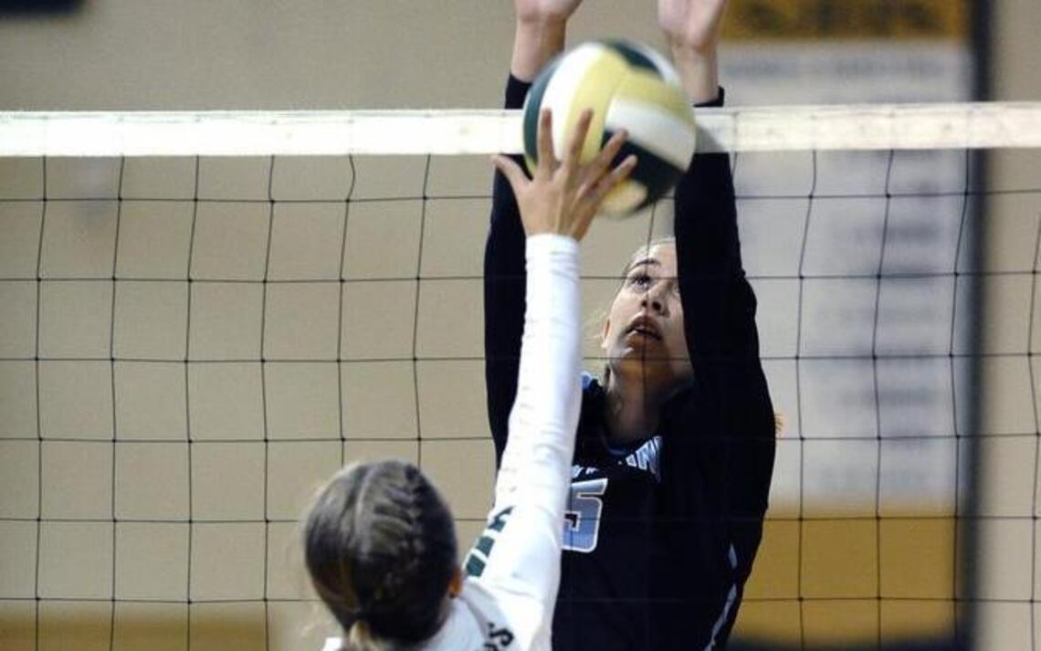 Cleveland volleyball controls South Johnston