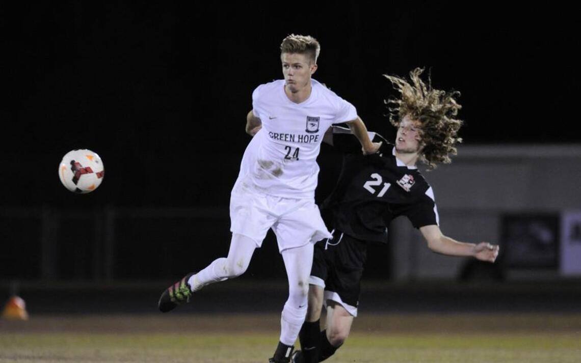 Green Hope boys soccer holds off Middle Creek in 4A second round