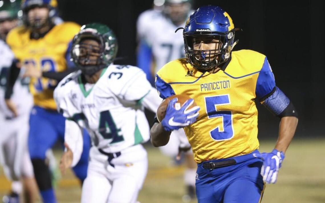Princeton football claims share of first conference title in 33 years, downs Spring Creek