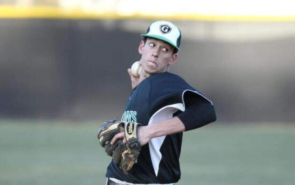 
Daniel Habernern  pitching for Cardinal Gibbons against Green Hope last season. 

