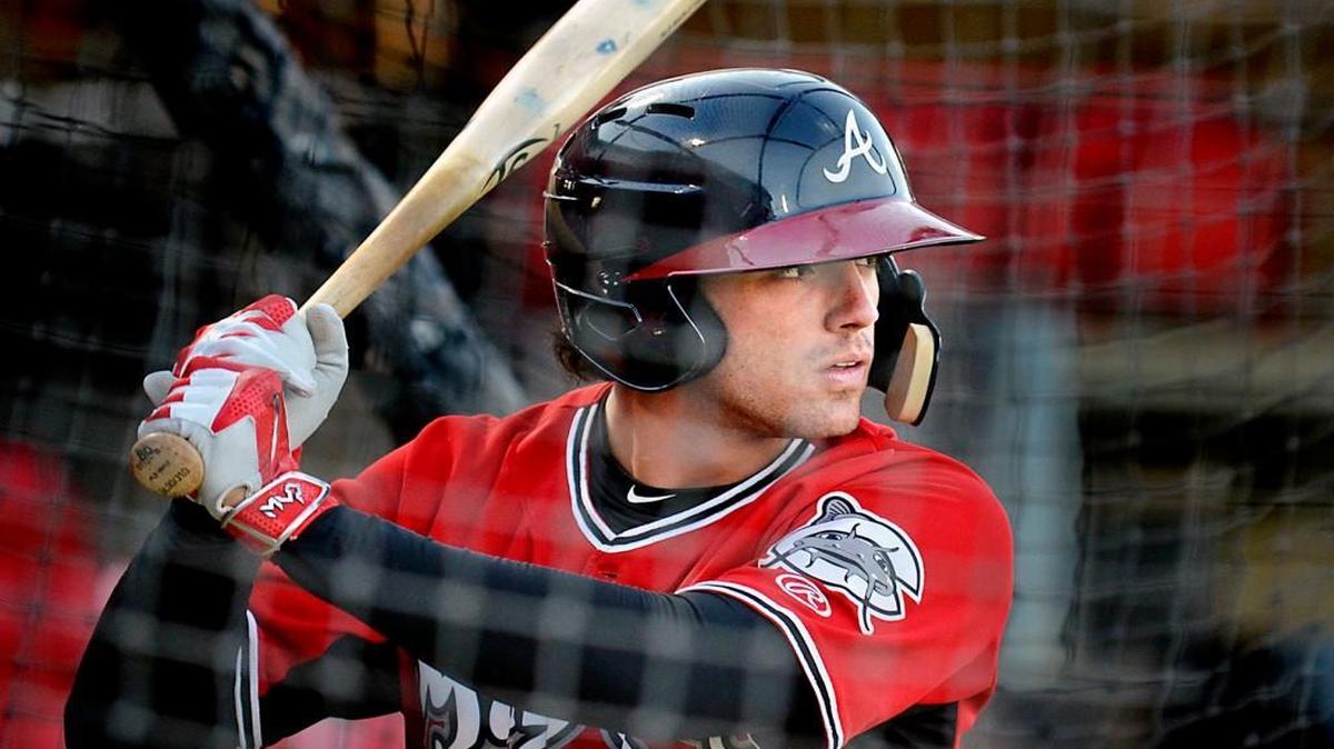 Carolina Mudcats infielder Dansby Swanson takes batting practice on media day at Five County Stadium in Zebulon, N.C. Tuesday, April 5, 2016.
