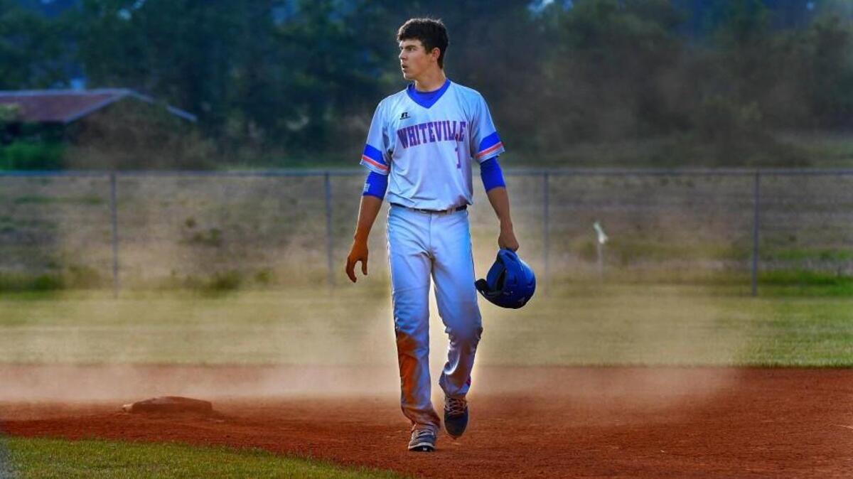 MacKenzie Gore, a left-handed pitcher from Whiteville, is expected to be a top-five pick in Monday’s MLB draft. Gore has committed to East Carolina.