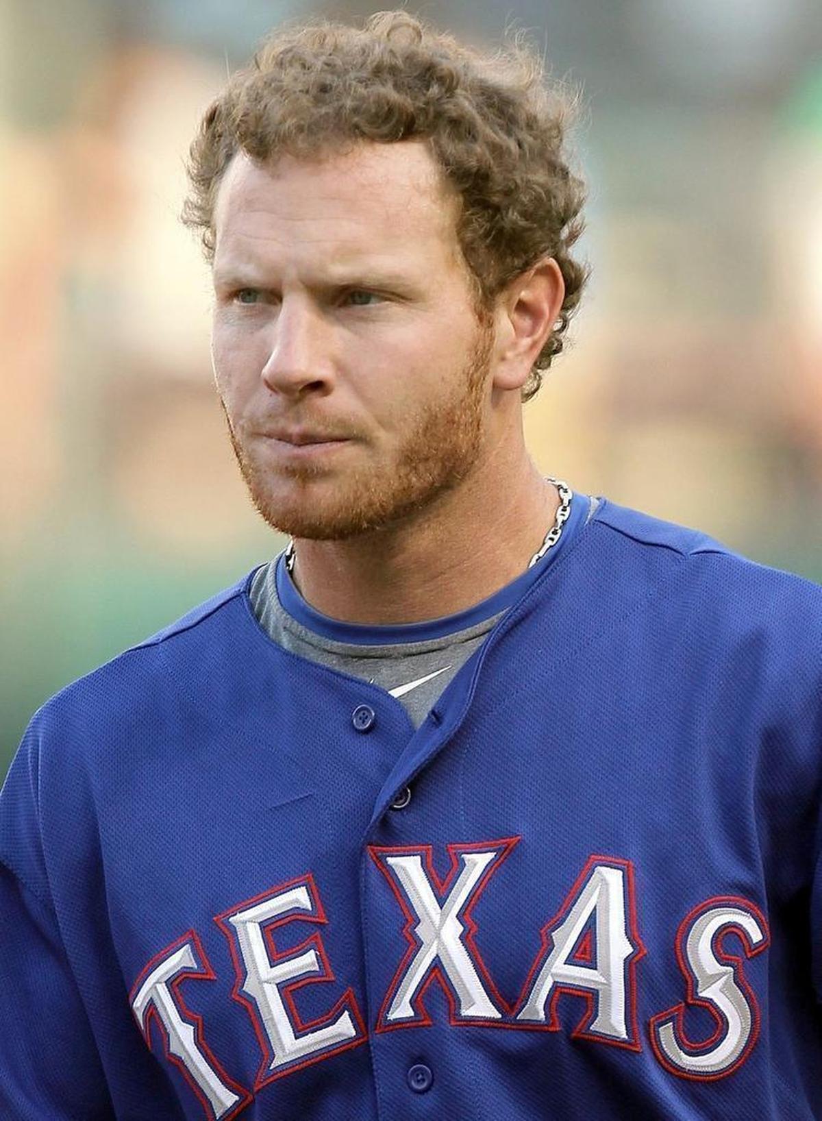 Josh Hamilton with the Texas Rangers on May 6, 2010. The team released him last week.