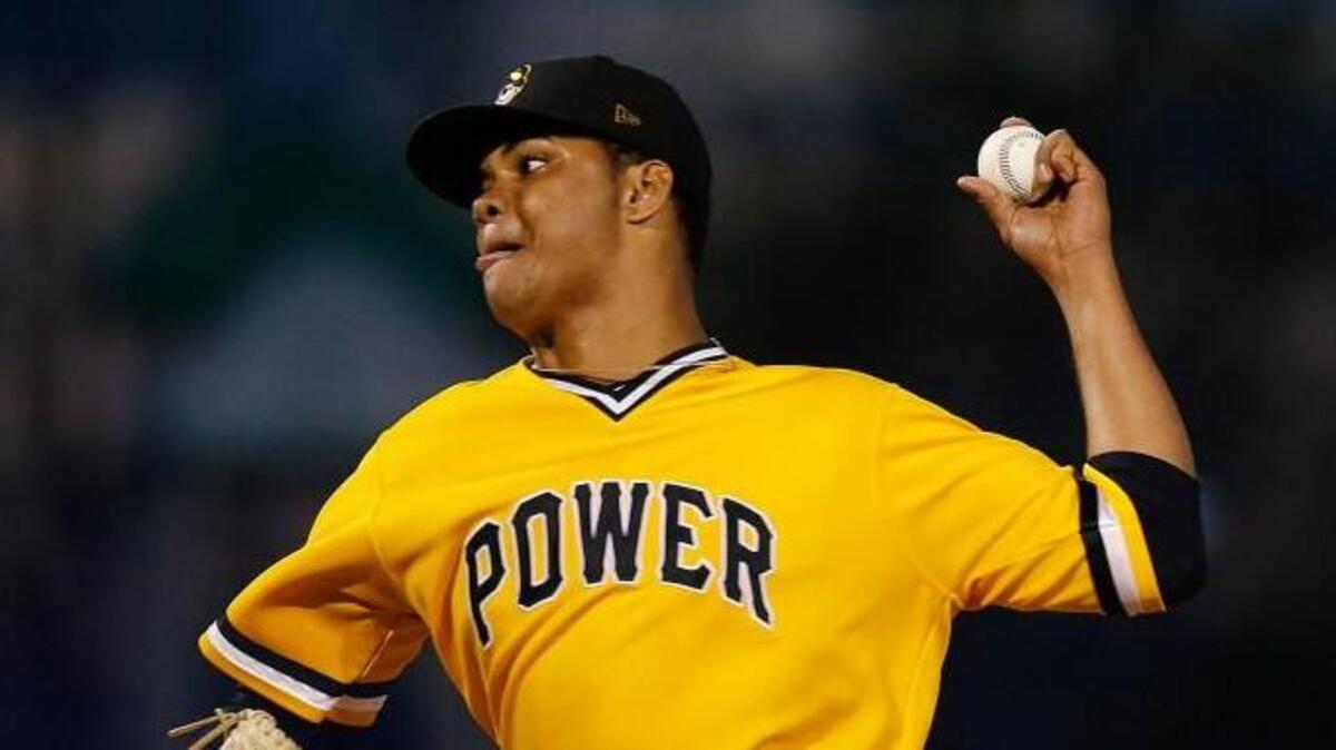 West Virginia Power starting pitcher Oddy Nunez delivers a pitch during the home opener against the Lexington Legends at Whitaker Bank Ballpark in Lexington, Ky. on Thursday, April 13, 2017.