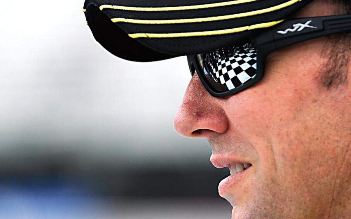 
Matt Kenseth, driver of the #20 Dollar General Toyota, looks on after qualifying for the NASCAR Sprint Cup Series Food City 500 at Bristol Motor Speedway on April 17, 2015 in Bristol, Tennessee.
