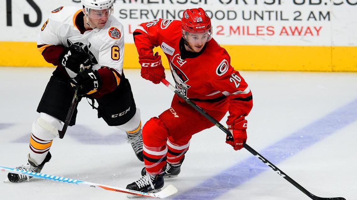 In a surprise move in the NHL expansion draft, In a surprise move, the Vegas Golden Knights selected forward Connor Brickley from the Canes. Brickley, 25, played 69 games for the Charlotte Checkers in 2016-17