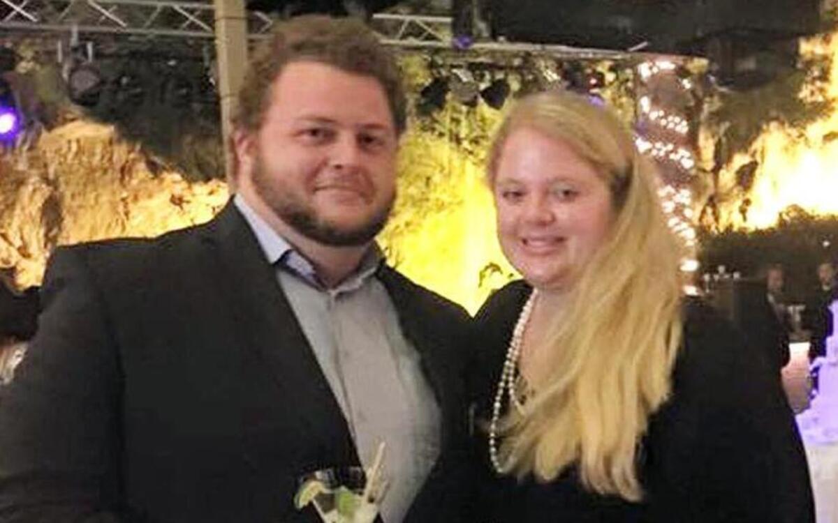 This 2015 family photo shows Alexander Pinczowski and his fiance Cameron Cain in Greece. Belgian authorities and the Dutch Embassy positively identified the remains of Alexander Pinczowski, and his sister, Sascha Pinczowski, who died in the terrorist bombings in Brussels.