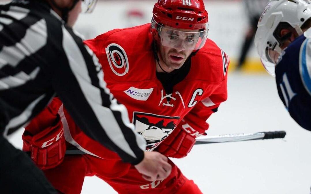 Derek Ryan spent four years playing in Canada and four years in Europe before joining Hurricanes organization.