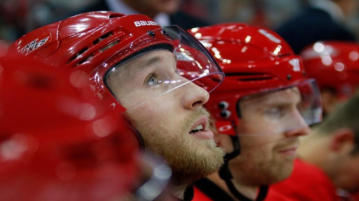 Jaccob Slavin, one of the Canes’ steadiest players, appears to have an inner calm about him when he plays.