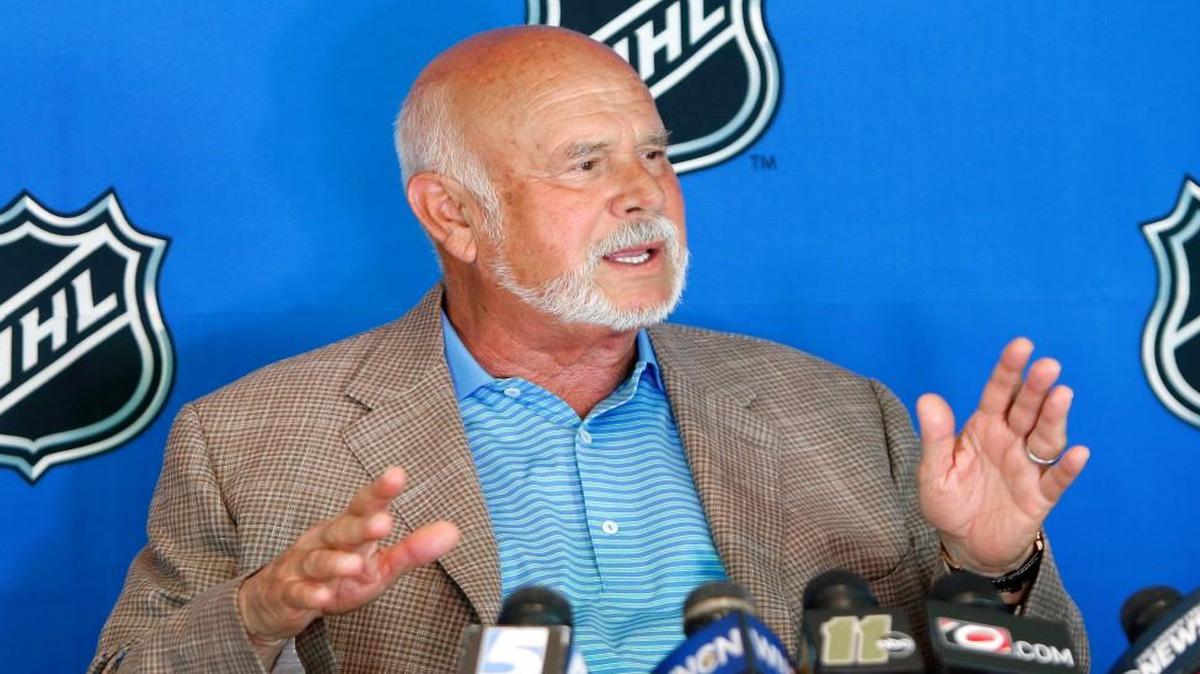Carolina Hurricanes owner Peter Karmanos speaks to the media as he and general manager Ron Francis hold a press conference to discuss the team's recent personnel changes at PNC Arena in Raleigh on July 1, 2015. Karmanos also reiterated that he has no plans to move the team from Raleigh.