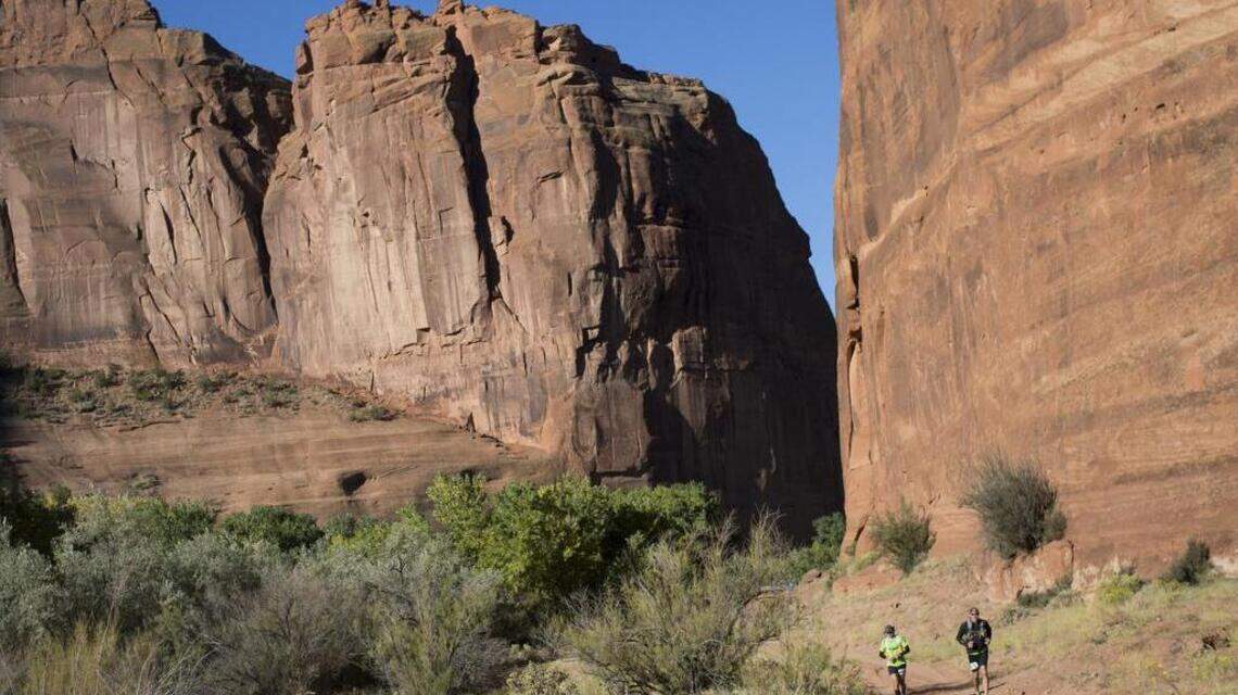 Running a 34-mile path up 1,000 feet through the heart of Navajo