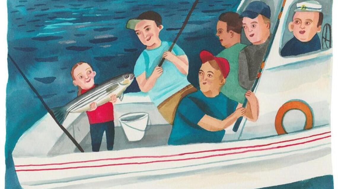 A father, a young daughter and a love for fishing