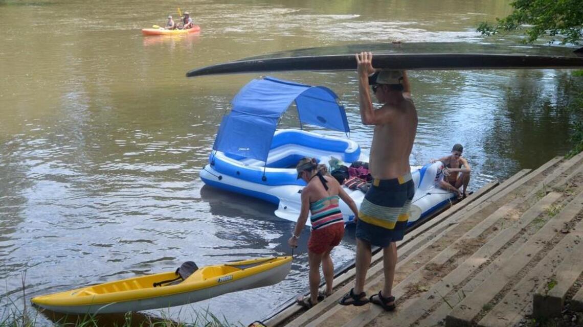 A good river to paddle yourself toward wildlife instead of waves