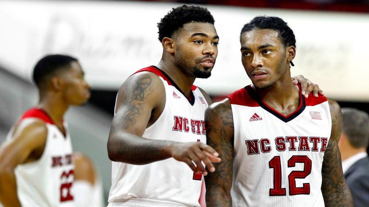 Cat Barber, right, has delivered as the dynamic offensive force he was expected to be since Trevor Lacey, center, left N.C. State to turn pro.