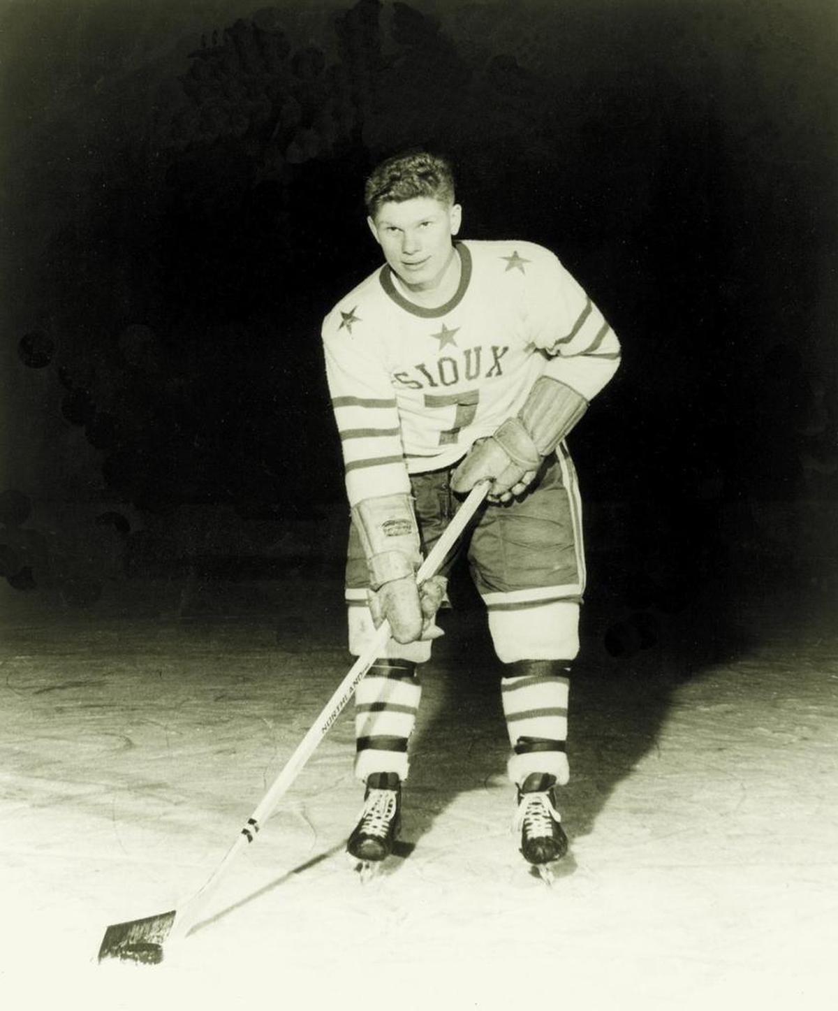 Bill Reichart was one of the country’s top scorers for North Dakota in 1956.