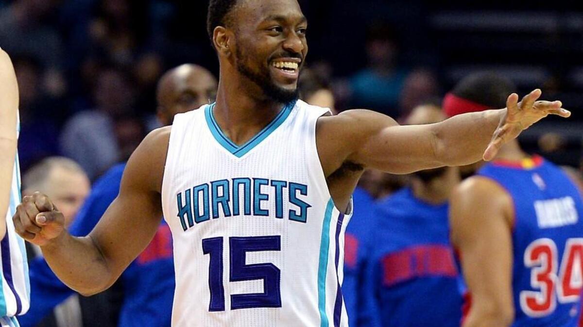 Charlotte Hornets guard Kemba Walker has been one of the NBA’s most improved players this season and has keyed the team’s run to the playoffs.